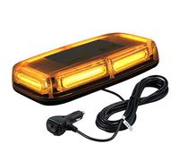 COLFULINE 60W Luz de Advertencia Luz Estroboscópica 6-COB LEDs 12/24V Luz Estroboscópica de Advertencia Intermitente de 5M Interruptor del Encendedor con 7 Modos de Flash para SUV Remolque Camione