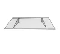 Colgadizo Türvordach Haustürvordach Pultvordach Alero 115x100 CM Aluminio