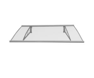 Colgadizo Türvordach Haustürvordach Pultvordach Alero 115x100 CM Aluminio