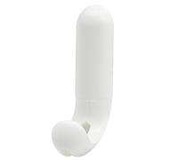 Colgador adhesivo / atornillable blanco