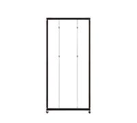 Colgador Cuadros Expositor Publicitario, Expositor De Pinturas De Pie Con Alambre Y Ganchos, Sistema Para Colgar Cuadros De Galería, Panel De Exhibición Independiente(3pcs,60x150cm/23.6x59in)