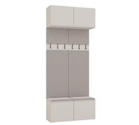 Colgador de Armario Doble HAGA II 2W BEIGE CACHEMIR