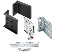 Colgador de armario LIBRA H11 Antracita para Armarios de Pared pesada Capacidad de carga/Pieza hasta 160 kg