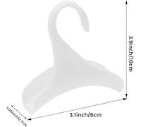Colgador De Bolsas Blancas De 10 Piezas, Percha De Bolso De Plástico Sin Agujeros, Percha Multifunción, Gancho De Almacenamiento De Bolsa Cole.