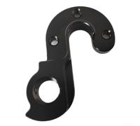 Colgador de cambio trasero de aleación de aluminio CNC para bicicleta de carretera no 18 con tornillos que proporciona posicionamiento estable del desviador y protección del marco