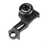 Colgador de cambio trasero extendido de aleación de aluminio para marcos de bicicleta UDH compatible con y con distancia de agujero de tornillo de 49 mm que soporta estabilidad del desviador trasero