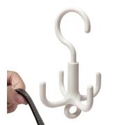 Colgador De Cinturones | Organizador De Sostenes con 4 Ganchos - Perchero De Sombreros Giratorio 360 Grados para Armario | para Camiseta Sin Mangas Corbata Bufanda Sombrero Dormitorio Hogar Armario