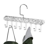 Colgador De Cinturones para Armario | Secadero con 8 Ganchos Antideslizante | Organizador De Almacenamiento para Cinturones Y Pañuelos - Organizacion De Ropa Camiseta Bufanda Corbata Gorro Dormitorio