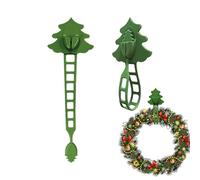 Colgador De Corona Navideña,Soportes Elásticos De Silicona para Coronas De Exterior | Sujetadores Elásticos Organizadores De Guirnalda para Chimenea Pared Jardín Salón Ventana Escaleras