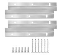 Colgador de cuadros con tacos franceses, resistente para colgar espejos, barra en Z, soporte de montaje en pared, kit de accesorios para colgar espejos y cabeceros