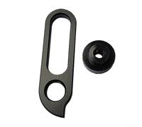 Colgador de desviador trasero de bicicleta con extensión de gancho trasero diseñado para marcos sin puntos de montaje extraíbles del desviador