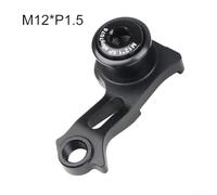Colgador de desviador trasero extendido para SRAM y para marcos de bicicleta UDH, aleación de aluminio con espaciado de agujeros de tornillo de 49 mm, adecuado para instalación de volante grande (para