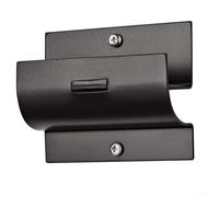 Colgador de escalera de metal para garaje montado en la pared con ganchos para soluciones de almacenamiento óptimas (1 unidad)