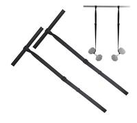 Colgador de Ganchos de Auxilio para Mancuernas 2 Piezas Correas Ajustables