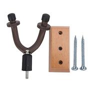 Colgador de Guitarra Soporte de Montaje en Pared de Madera Maciza tapón Ajustable Pantalla de Soporte de bajo de balada eléctrica (GG-2)
