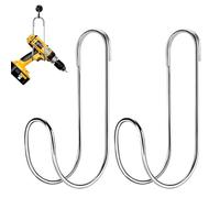 Colgador de Manguera | 2 piezas de acero inoxidable de alta resistencia para almacenamiento de mangueras - Organizador de Manguera de Jardín de Pared | para Cables de Extensión, Exterior, Garaje, Pati