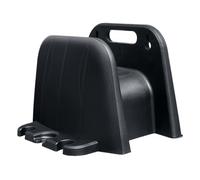Colgador de manguera estante de almacenamiento montado en la pared | Carrete de manguera de jardín para cable de extensión para garaje, patio trasero, terraza, césped, piscina, lavado de coche,