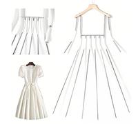 Colgador de maniquí, colgador telescópico ajustable para vestidos, soporte de torso en forma de cuerpo para fotografía, sastrería y costura