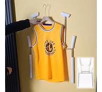 Colgador de maniquí colgante de exhibición de jersey ajustable para estuche de pared, soporte de forma del cuerpo telescópico para fotografía, soporte de montaje en la pared del maniquí del torso