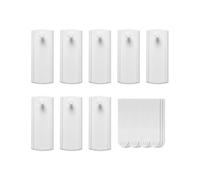 Colgador de Marco Universal Grande, 8 Colgadores de Cuadros, 12 Tiras Adhesivas Grandes Amovibles, Ganchos para Colgar Cuadros sin Daños, Resistentes, Sin clavos