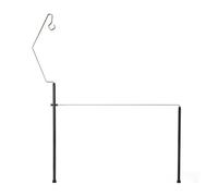 Colgador de mesa para exteriores - Colgador de mesa de camping, organizador de escritorio, colgador de barra transversal, soporte de luz extraíble, organizador de escritorio