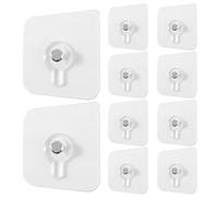 Colgador de murales - Ganchos adhesivos sin daños, multiuso sin clavos de colgar | Baño de sujeción fuerte, colgador de pared extraíble, fácil instalación sin hardware, decoración de toallas