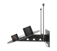 Colgador de Pantalla Gray Steel X7 para Casco