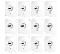 Colgador de Pared Adhesivo sin Taladro para Tornillos 20 Piezas