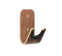 Colgador de pared de madera para violín, diseño de cuna de silicona, opciones de adhesivo o perforación para la instalación, soporte de gancho de pared para violines, erhus e instrumentos de cuerda