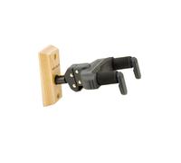 Colgador de pared para guitarra ac stica Hercules GSP38WB con base de madera y sistema de agarre autom tico