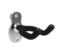 Colgador de Pared para Guitarra, Soporte para Instrumentos, Soporte de Gancho, Exhibición de Metal Universal para Ukelele para Sala de Estudio para Violín(Plata mate)
