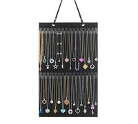 Colgador de pared para joyas, organizador de collares - Soporte de pulsera de pared, organizador de collares, expositor de 32 ganchos - Ganchos de almacenamiento de joyas de gran capacidad en la
