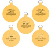 Colgador de placa de disco para paredes, soporte autoadhesivo invisible, paquete de 5 (100 mm)
