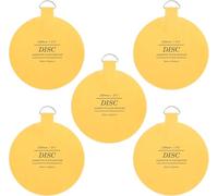 Colgador de placa de disco para paredes, soporte autoadhesivo invisible, paquete de 5 (140 mm)
