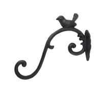 Colgador de Plantas, Hierro, Soporte para Colgar en Interiores y Exteriores, Gancho de Pared con Tornillos, Tubos de Expansión para Comedero de Pájaros, Linterna, Carillón de