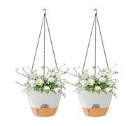 Colgador de plantas para interiores, decoración de jardín con riego automático, soporte para colgar plantas al aire libre, para pared al aire libre, jardín, patio, ventana, porche, patio, sala de