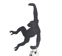Colgador de plátano con forma de mono - Organizador colgante debajo del gabinete | Gancho creativo de frutas de mono | Elegante soporte de árbol moderno para collares