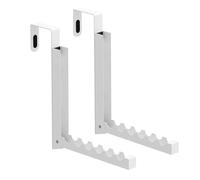 Colgador de Puerta | 2 Piezas Sin Taladro Soporte con 6 Ganchos para Puerta | Colgador De Secado De Ropa Resistente,Uso en Ducha Dormitorio Apartamento Armario Cocina Lavandería Sala de Estar