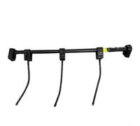 Colgador de puerta ajustable para coronas, soporte seguro, ajuste telescópico, instalación resistente sin taladro, se adapta a 80-205 cm, 80-170 cm, 80-100 cm, decoración de día festivo, Navidad