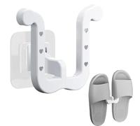 Colgador de Secado de Zapatos con Ganchos Dobles - Estante de Secado de Zapatos con Doble Gancho | Organizador de Zapatos Multifuncional, Colgador de Zapatos Antideslizante para baño, Entrada