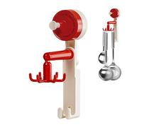 Colgador de utensilios de cocina - Soporte de utensilios | Estante De Almacenamiento Del Soporte De Utensilios De Cocina | Organización De Establo De Vacío De Oxido Con 6 Ganchos Para Cuchara De