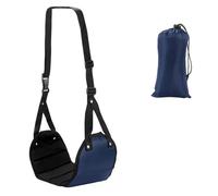 Colgador de viaje for reposapiés avión, hamaca hecha con espuma viscoelástica, Muebles De Jardín, silla colgante, columpio for acampar(Blue)