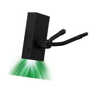 Colgador de violín con pantalla LED luz ambiental soporte para violín gancho de arco único diseño adecuado(Color:Green)