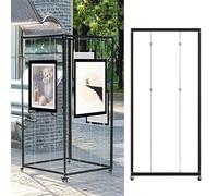 Colgador Expositor Plegable Para Pintura, Soporte Publicitario De Aluminio, Tablero De Presentación De Marketing, Para Galerías, Escuelas, Museos(1pcs,80x180cm/31.5x70.8in)