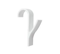 Colgador for toalla calentada, riel for radiador, colgador de ropa, gancho de baño, Percha Plegable, colgador de bufanda, toalla, ganchos calentados for baño(1PCS white)
