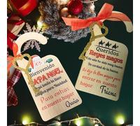 Colgador Mágico Personalizado - Llave de Navidad para Papá Noel y Reyes Magos