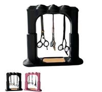 Colgador magnético de tijera, soporte magnético antideslizante que ahorra espacio para hasta 9 pares, 3 puntos reforzados, organizador de herramientas montado en la pared para amantes (Black)