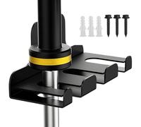 Colgador para Barras,Soporte De Montaje Para Barra En Pared,Estante Organizador Para Mancuernas | para Gimnasio Hogar Garaje Fitness Levantamiento de Pesas Mancuernas Kettlebell y Barra