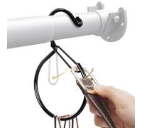 Colgador Para Cinturones De Armario - Organizador de Metal en Forma de S,Gancho para Corbatas y Cinturones Organizador de Armario | Para Pañuelos Sombreros Bolsos Bolso Accesorios Apartamento Hogar Do