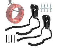 Colgador para Herramientas Eléctricas de Jardín,Negro Anticorrosivo Multiusos Ahorrador de Espacio | De Pared,Organizador de Herramientas Multiusos Ahorrador de Espacio para Garaje Taller y Cobertizo